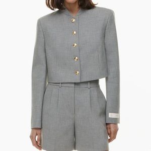 NWT Aritzia color heather medium grey Courtship Jacket